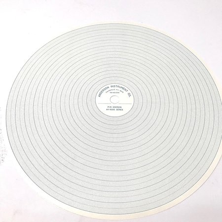 ANDERSON-NEGELE Chart 12" AV9000 Plain, PK100 00215216